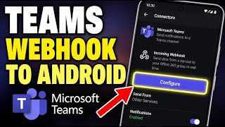 How to connect Microsoft Teams webhook notifications to Android - Easy Tutorial