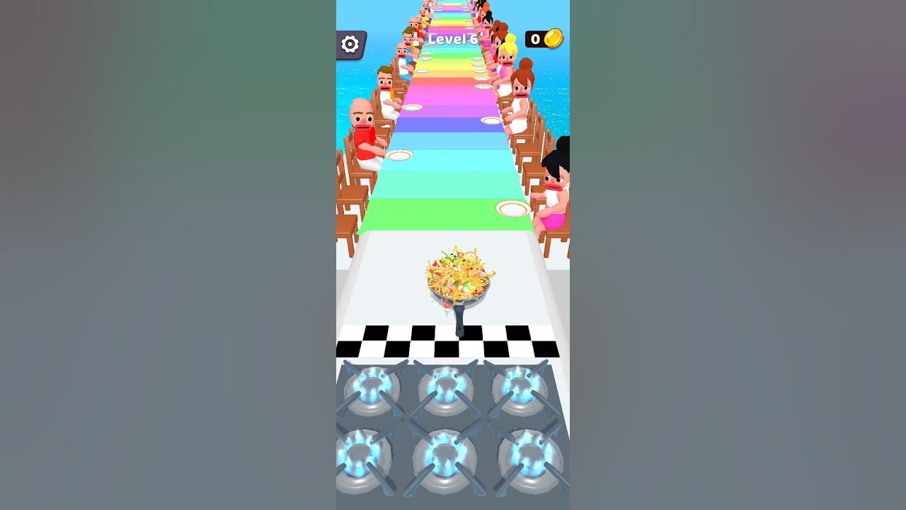 NOODLE RUN game 🌈🍜🔥 Gameplay All Levels Walkthrough iOS, Android New