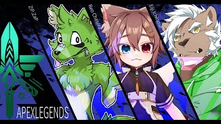 【APEX】　チーム「ねこはいます.zip」練習#04　【一ノ瀬エイジ / 茶虎れお / ZiP.ZaP / 浅倉まひろ】