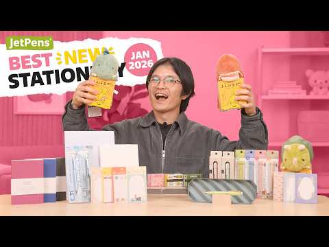 Best New Stationery Of Jan 2026 At Jetpens | New Holo Stickers, Alien Memo Notes, & Dino Plushies ✨🦖