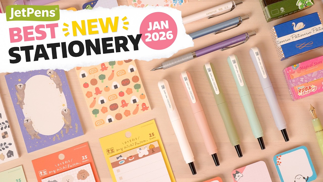 January 2026 Best New Stationery at JetPens! ✨