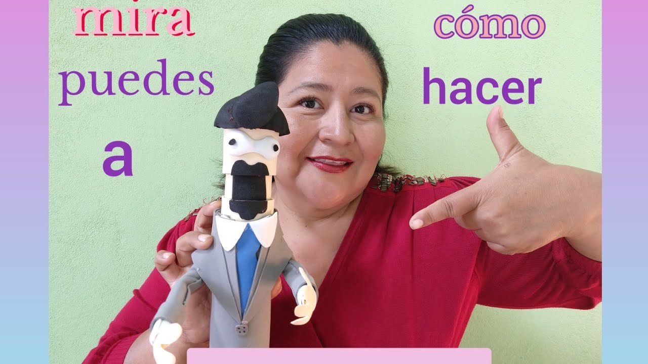 Cómo hacer a policarpo el títere de 31 minutos top, top, top, yo te enseño como