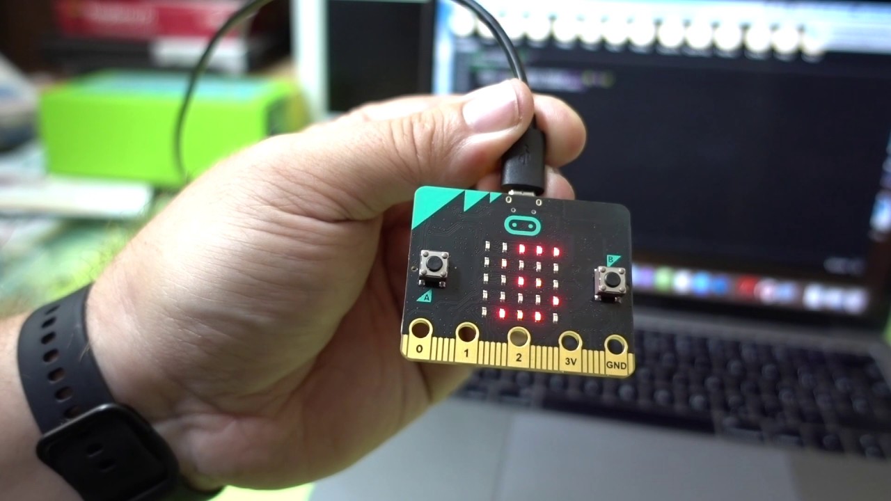 IoT - programovanie dosky Microbit v Pythone - YouTube
