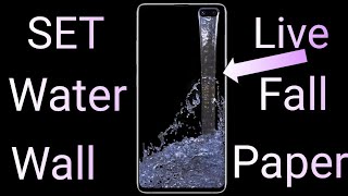 Set Water Fall Live Wallpaper | Samsung S10 live Wallpaper screenshot 1