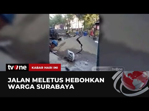 Fenomena Gundukan Tanah Meletus di Surabaya | Kabar Hari Ini tvOne