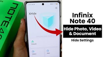 How to Hide Image, Video And Document In Infinix Note 40 | Hide Settings