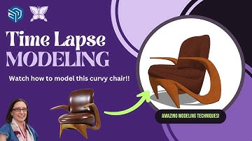 How To Model A Curvy Chair In SketchUp (Time Lapse)