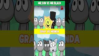 Sprunki Mr.sun X Black Vs Gray X Wenda
