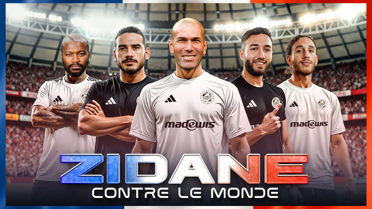 JE FAIS UN MATCH DE FOOT AVEC ZINEDINE ZIDANE - Zidane VS le monde (Avec Billy, Michou, etc)