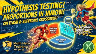 Hypothesis Testing in Jamovi: 1-Sample Proportions (Full 4-Step Guide)