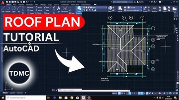 How to draw a perfect 2D roof plan in AutoCAD