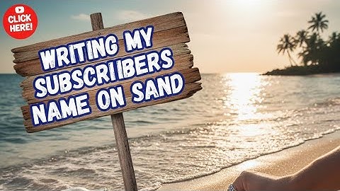 writing my subscribers name on sand #shorts #viral #trending