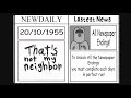 That’s Not my Neighbour – All Newspaper Endings (LORE)