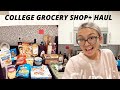 COLLEGE GROCERY HAUL + SHOP WITH ME! | vlogmas day 4