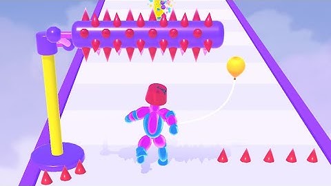 Balloon Pop Runner - All Levels Gameplay Android, iOS