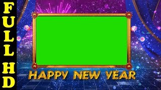 Green Screen Backgrounds |Christmas and New Year Frame - Green Screen Background|Blue screen