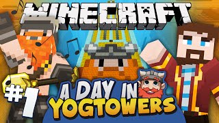 Minecraft - A Day At Yogtowers #1 - Making A Video