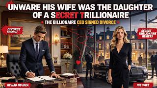 Unaware His Wife Was The Daughter Of A Secret Trillionaire, The Billionaire CEO Signed Divorce