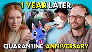 Adults React To One Year Of Quarantine (How It Started Vs. How It's Going)