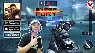 Mencoba Review Game Perang | Sniper Fury Max Graphics (Android - IOS) Offline screenshot 5