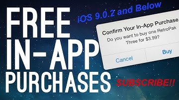 (Jailbroken!!) How to Get In App Purchases for Free (iOS 9.0.2 and Below)!!