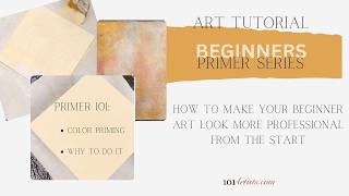 Beginner Acrylics Primer Series: Laying Color as Primer #primingcanvas #acrylicpaintingforbeginners