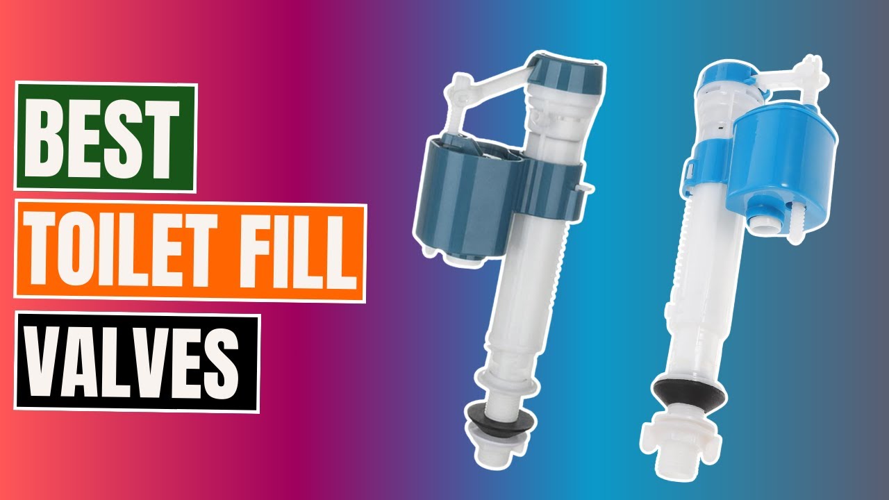 Yardenfun Universal Toilet Fill Valve – ABS Inlet Valve, Adjustable Height, Silent & Water-Saving, Easy Installation