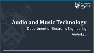 Audio and Music Technology programmes