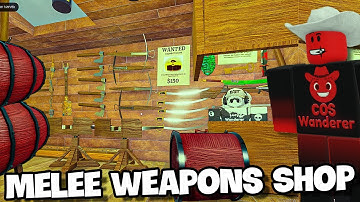 I Built a Melee Weapons Shop in Dead Rails