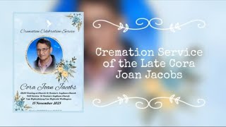 Cora Joan Jacobs Cremation  Service