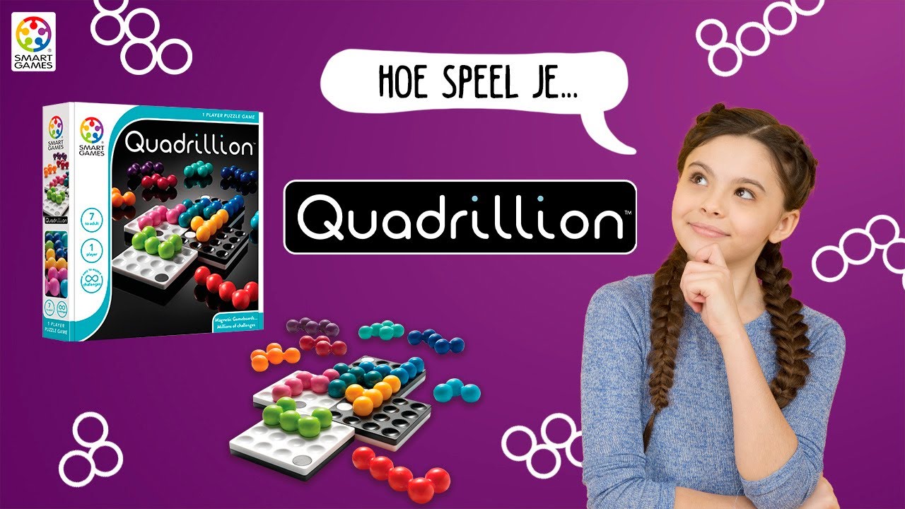 SmartGames Quadrillion – Gioco Da Tavolo Magnetico Con 12 Pezzi – 60 Sfide + Modalità Freestyle – Per Bambini E Adulti