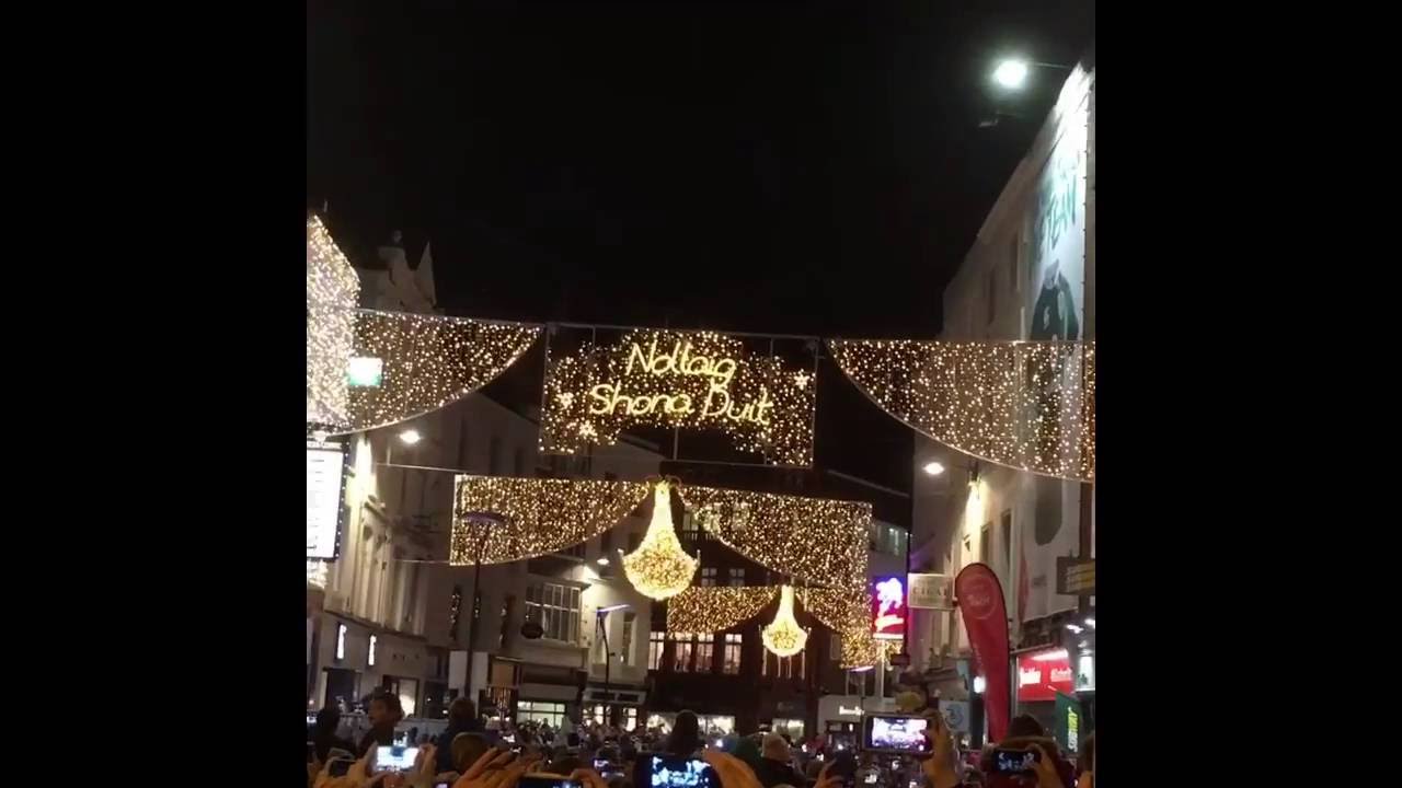 Grafton Street Christmas Lights YouTube