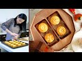 Traditional Egg Custard Mooncakes 传统奶黄月饼 （Moon Festival dessert 中秋节甜点)