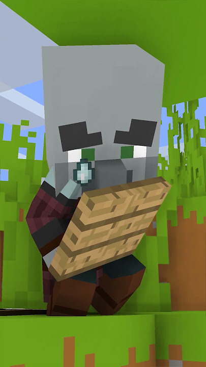 Why does Pillager attack Villagers - Monster School Minecraft Animation