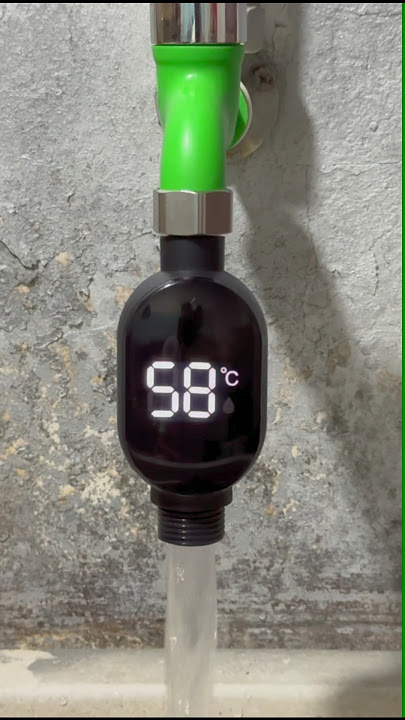 Temperature measuring and sensing shower accessories water thermometer #shorts