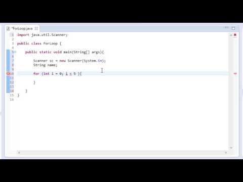 Java Programming: 11 - For Loop
