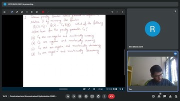 Week 12 TA Session: Constrained and Unconstrained Optimization