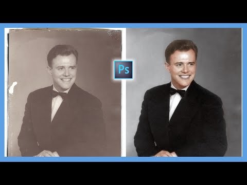 Video: How To Restore An Old Photo In Photoshop