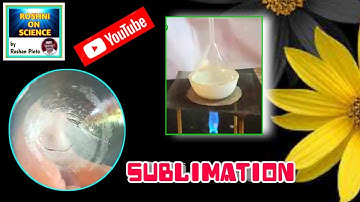 How to convert solids into gases #Sublimation#CBSE /State Syllabus