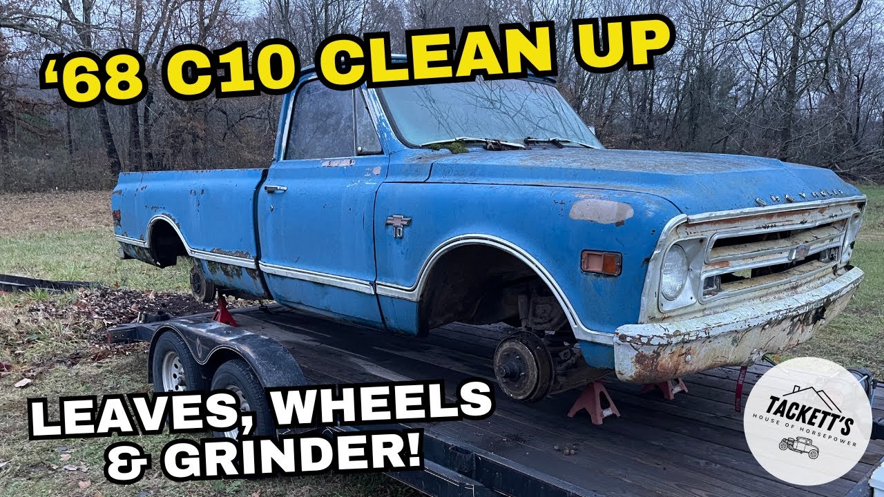 68 C10 Truck Build | Day One: Clean Up! - YouTube