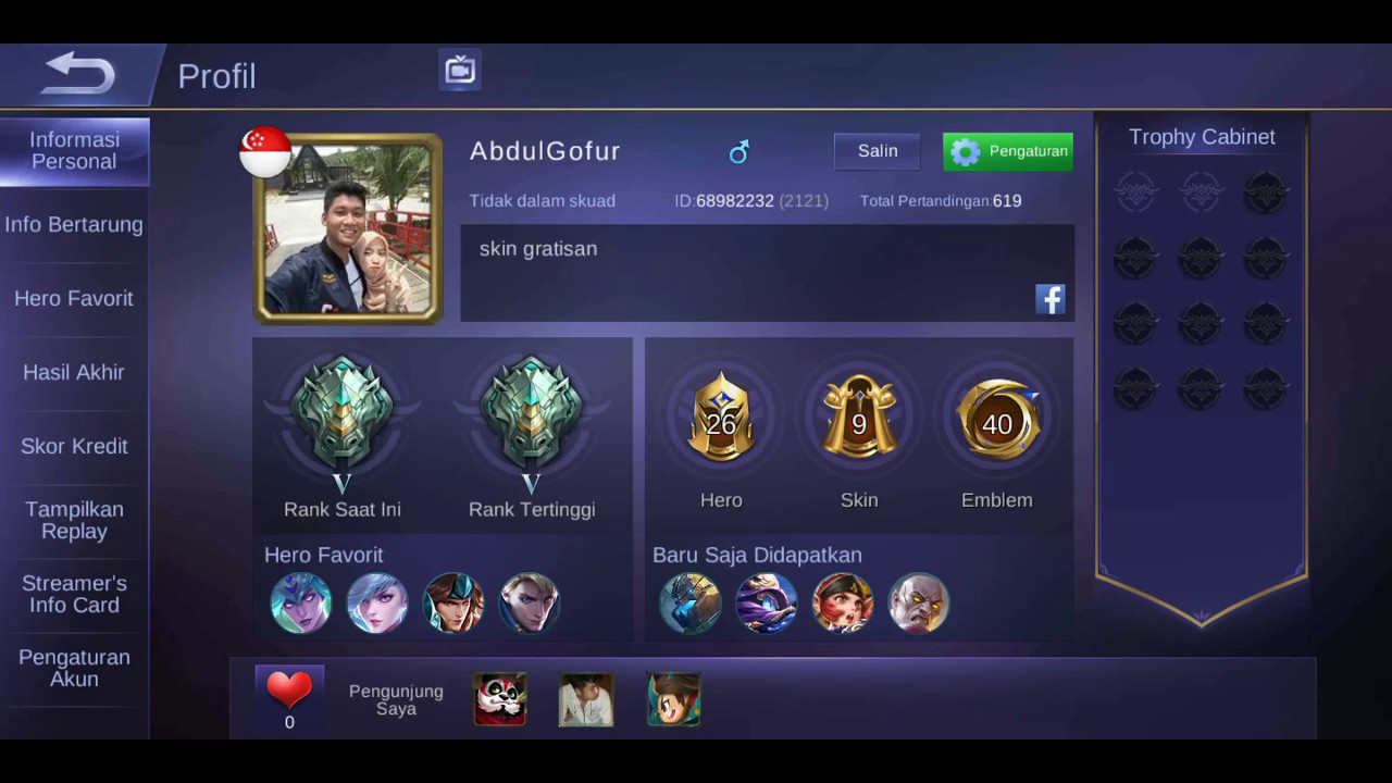 Cara mengganti FOTO PROFIL di Mobile Legend Buat yg 