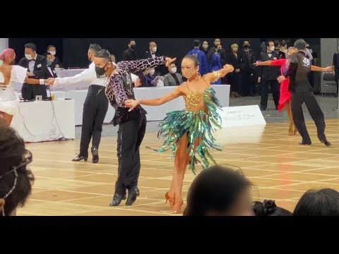稲葉寿里　チャチャチャ　春日部AKIダンスアカデミー｜社交ダンス｜草加
