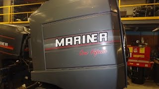 6M4G36 Used 1993 Mercury Mariner 115ELPTO 115HP 2-Stroke Outboard Boat Motor 20" Shaft