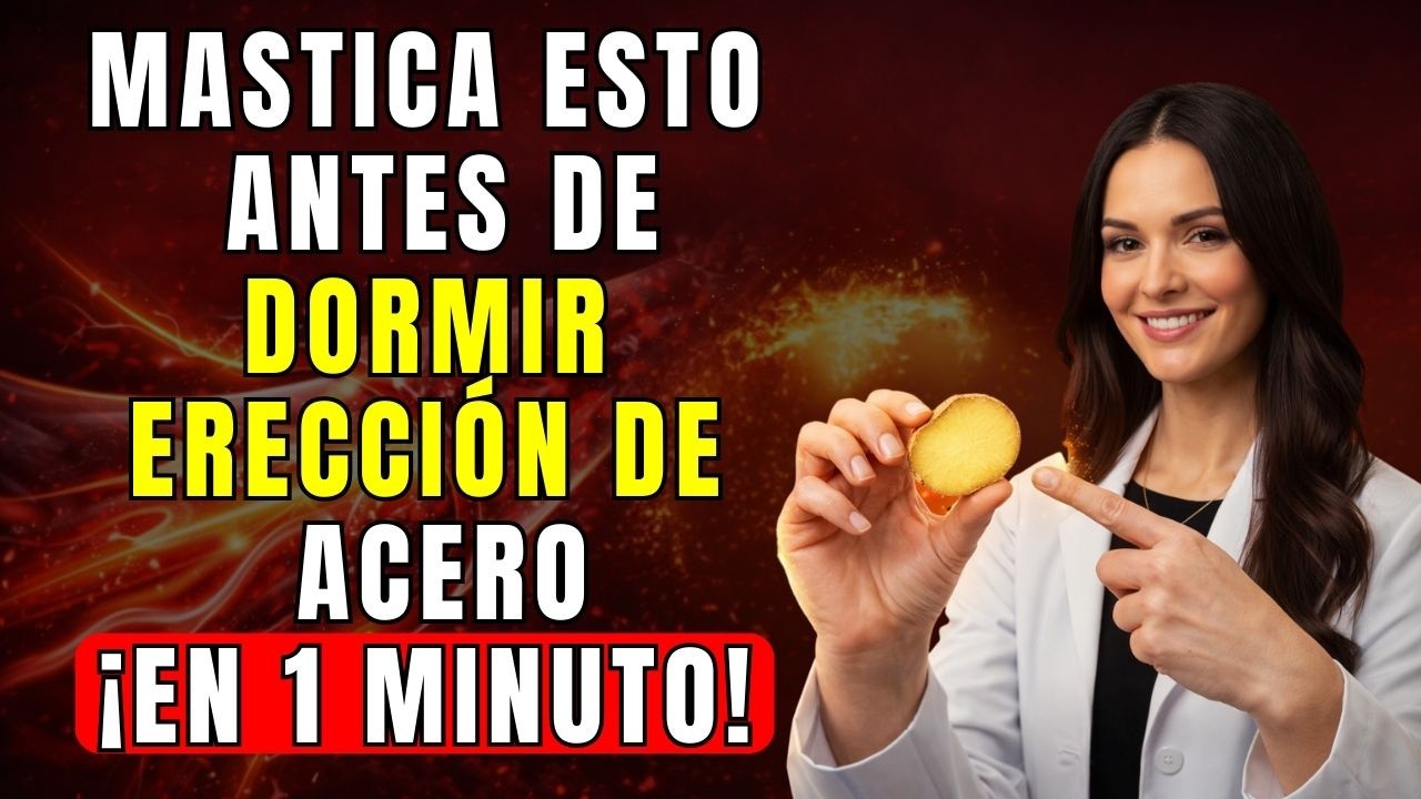 Uróloga: MASTICA ESTA ESPECIA 1 Minuto Antes de Dormir (Reactiva tu Flujo y ERECCIÓN)