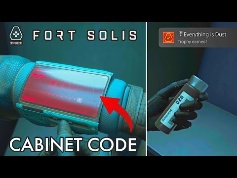 Helen's Cabinet Code | Fort Solis Everything is Dust Trophy Guide