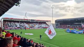 Fredrikstad FK - Sarpsborg 08 TIFO i Østfoldderbyet 13.04.2024