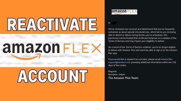 How to Reactivate Amazon Flex Account (2024)
