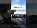 Your feelings when you do your First Solo… #shorts #aviation #avgeek #flighttraining #studentpilot