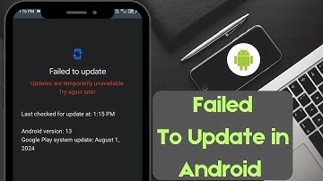 Updates are temporarily unavailable try again later | How to fix Failed to update in Android (2024)