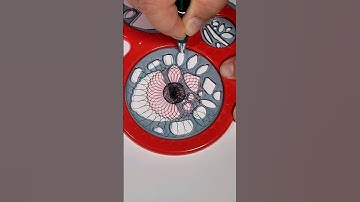 Revolutionary: Fast, colorful spirographs with special stencil!" #shorts #loopart #spirograph